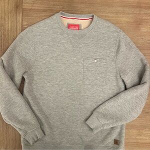 Coleman Light Gray Crewneck Sweater for Men